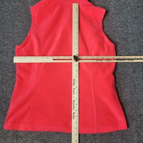 Columbia Vest Womens Size M Pink Fleece Full Zip Lightweight Jacket - Picture 6 of 11